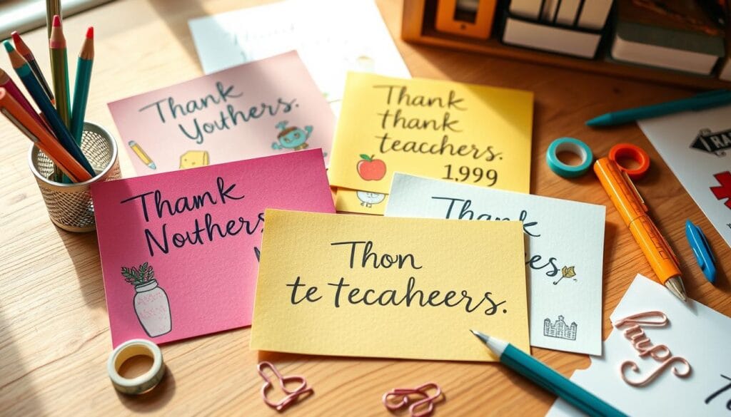 Creative Thank You Notes for Teachers