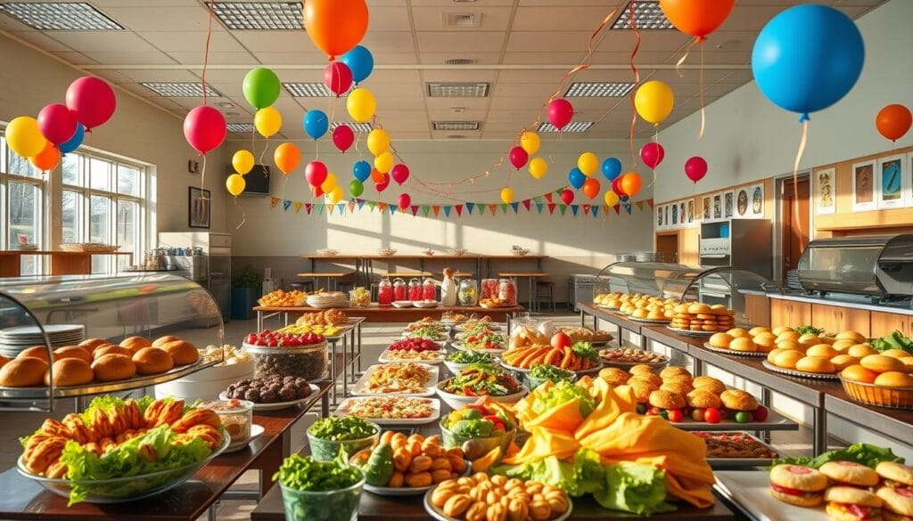 Teacher Appreciation Week Food Stations